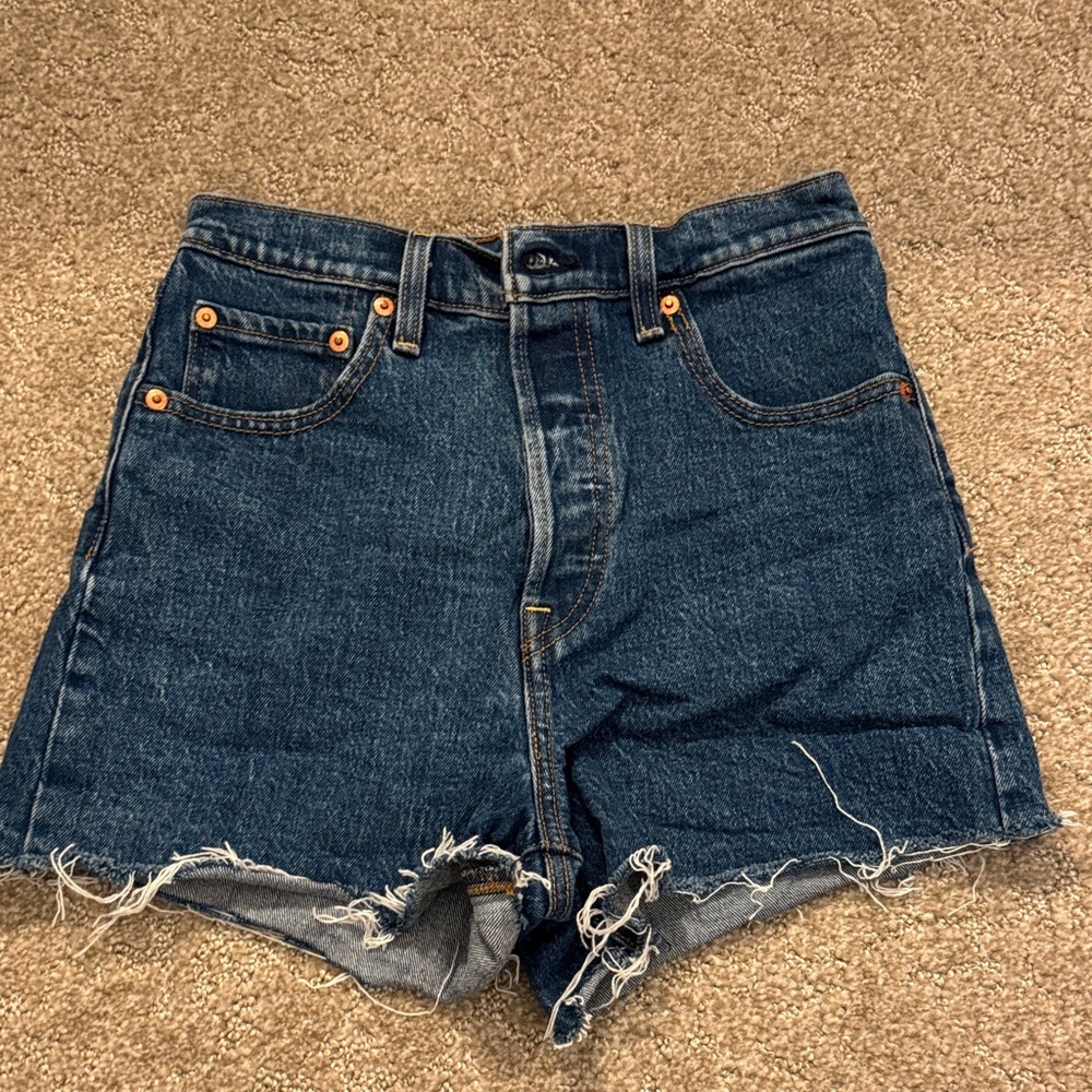 Levi’s Dark Blue Jean Shorts